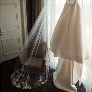 Cathedral wedding veil